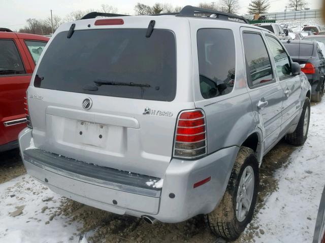 4M2CU98H76KJ02712 - 2006 MERCURY MARINER HE SILVER photo 4