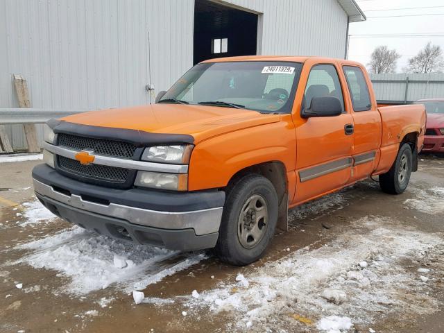 1GCEC19V13Z270419 - 2003 CHEVROLET SILVERADO ORANGE photo 2