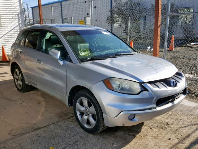 5J8TB18577A018224 - 2007 ACURA RDX TECHNO SILVER photo 1