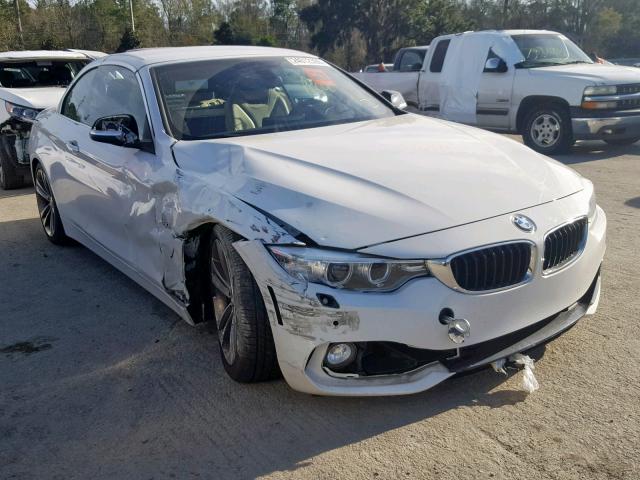WBA3V5C52FP752413 - 2015 BMW 428 I WHITE photo 1