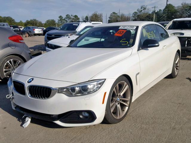 WBA3V5C52FP752413 - 2015 BMW 428 I WHITE photo 2