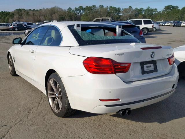 WBA3V5C52FP752413 - 2015 BMW 428 I WHITE photo 3