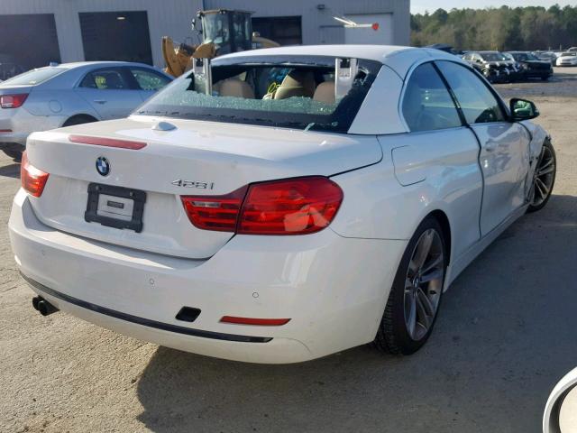 WBA3V5C52FP752413 - 2015 BMW 428 I WHITE photo 4