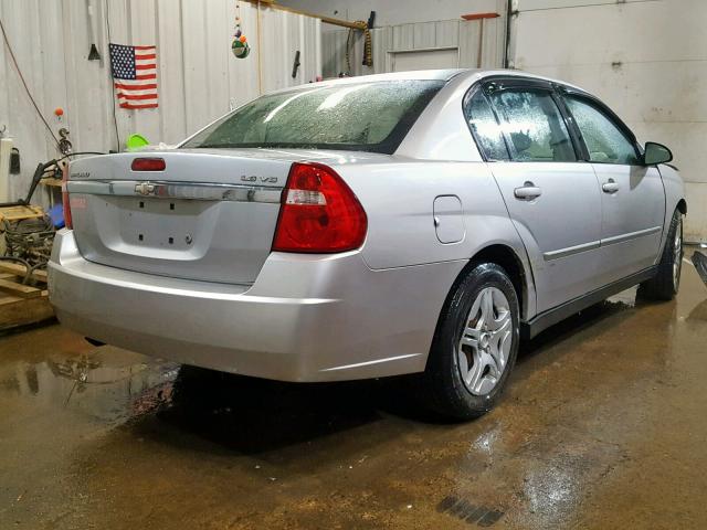 1G1ZS51806F192828 - 2006 CHEVROLET MALIBU LS SILVER photo 4