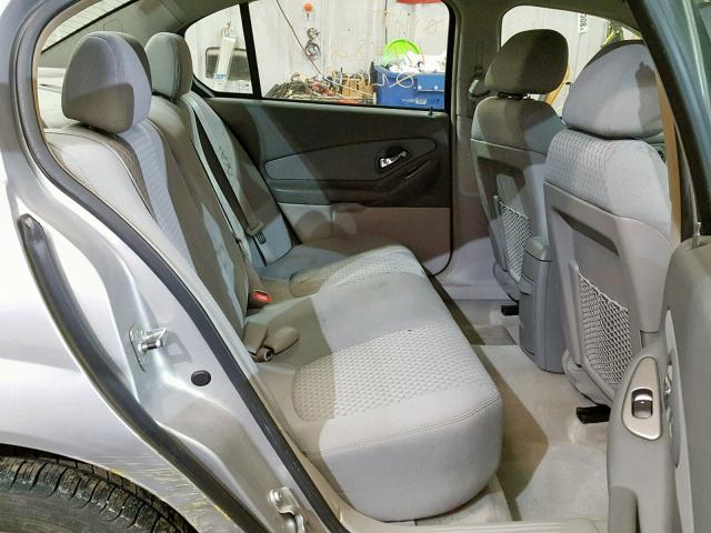1G1ZS51806F192828 - 2006 CHEVROLET MALIBU LS SILVER photo 6