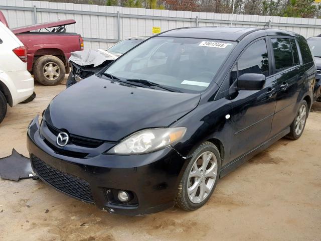 JM1CR293970144202 - 2007 MAZDA 5 BLACK photo 2