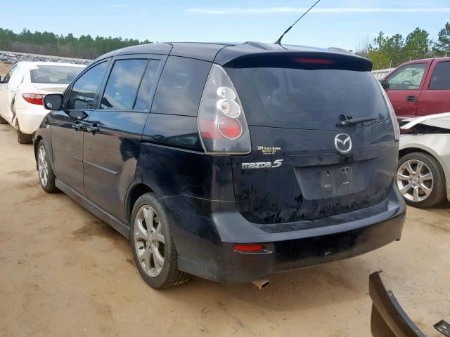 JM1CR293970144202 - 2007 MAZDA 5 BLACK photo 3