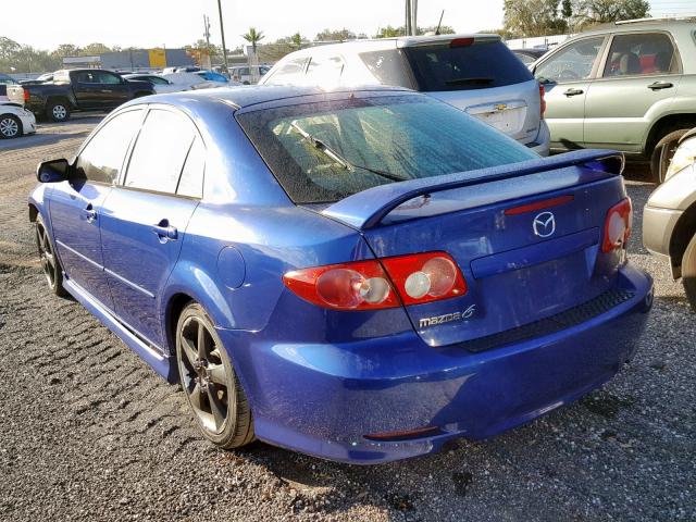 1YVFP84C645N63579 - 2004 MAZDA 6 I BLUE photo 3