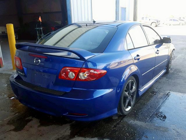 1YVFP84C645N63579 - 2004 MAZDA 6 I BLUE photo 4