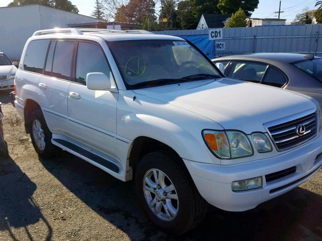 JTJHT00W543548074 - 2004 LEXUS LX 470 WHITE photo 1