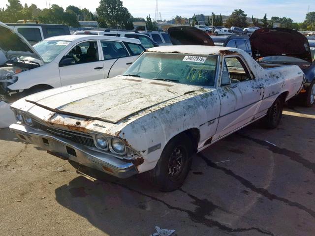 134808Z147828 - 1968 CHEVROLET EL CAMINO WHITE photo 2