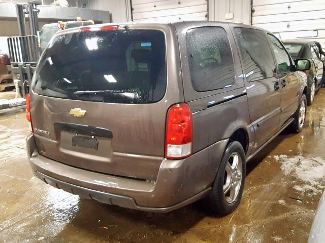 1GNDV23108D157073 - 2008 CHEVROLET UPLANDER L Qəhvəyi foto 4