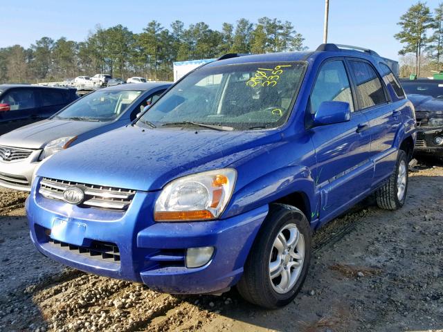 KNDJE723787543046 - 2008 KIA SPORTAGE E 蓝色 照片 2