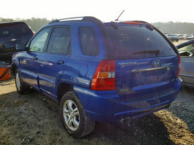 KNDJE723787543046 - 2008 KIA SPORTAGE E 蓝色 照片 3