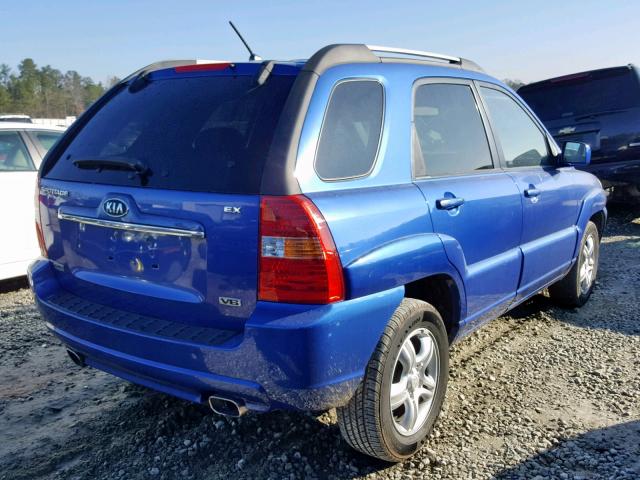 KNDJE723787543046 - 2008 KIA SPORTAGE E 蓝色 照片 4