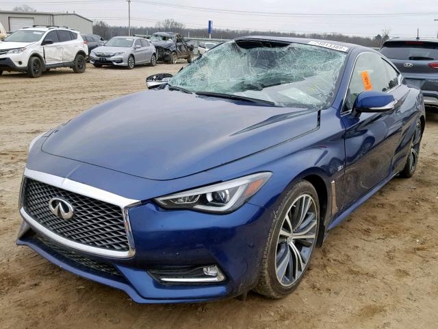 JN1EV7EL3HM553803 - 2017 INFINITI Q60 PREMIU BLUE photo 2