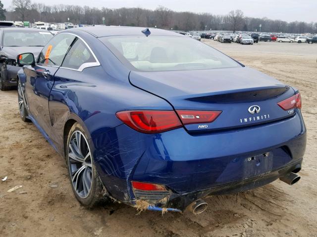 JN1EV7EL3HM553803 - 2017 INFINITI Q60 PREMIU BLUE photo 3