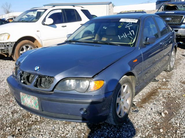 WBAET37463NJ37097 - 2003 BMW 325 I BLUE photo 2
