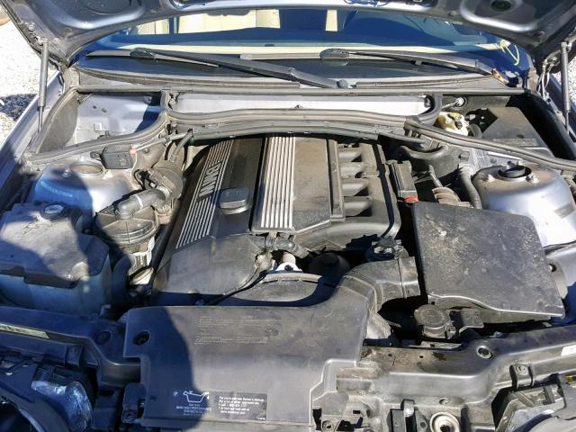 WBAET37463NJ37097 - 2003 BMW 325 I BLUE photo 7