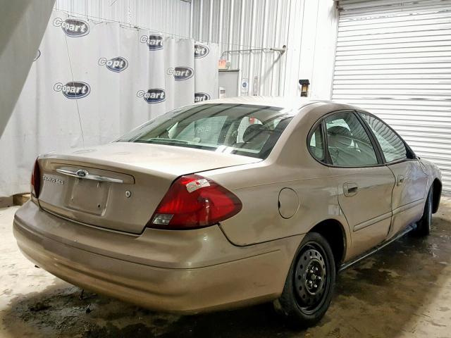 1FAFP55U63A264553 - 2003 FORD TAURUS SES GOLD photo 4