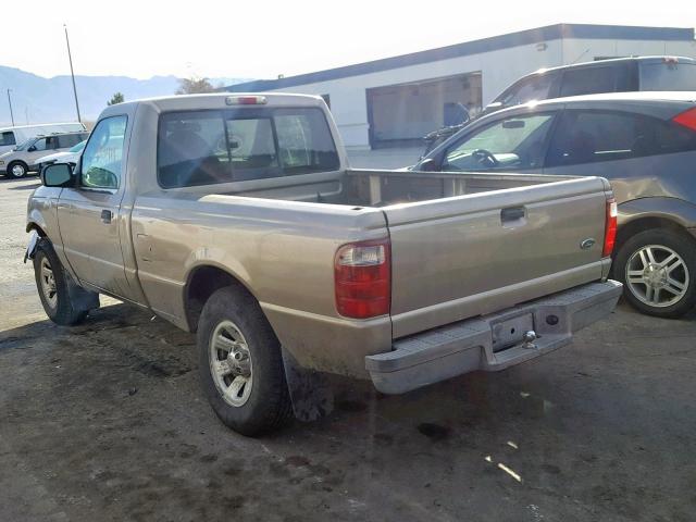 1FTYR10D93TA01085 - 2003 FORD RANGER GOLD photo 3