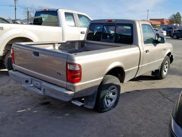 1FTYR10D93TA01085 - 2003 FORD RANGER GOLD photo 4