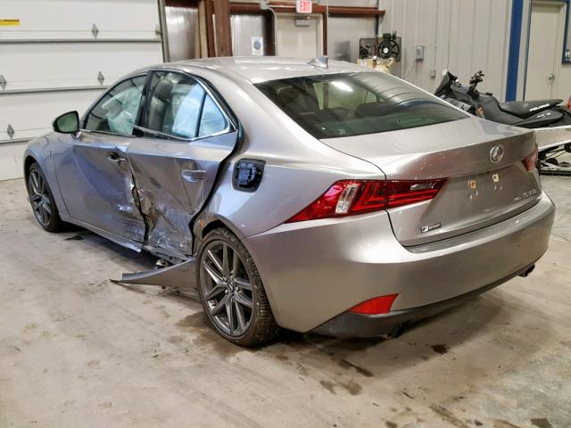 JTHCE1D20F5009873 - 2015 LEXUS IS 350 GRAY photo 3