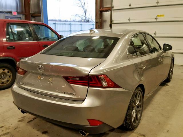 JTHCE1D20F5009873 - 2015 LEXUS IS 350 GRAY photo 4