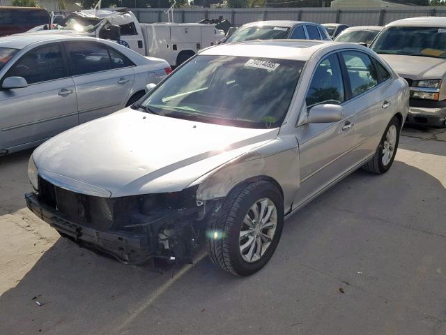 KMHFC46F17A214709 - 2007 HYUNDAI AZERA SE SILVER photo 2