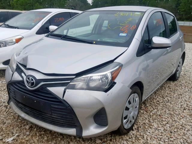 VNKKTUD37GA059800 - 2016 TOYOTA YARIS L SILVER photo 2