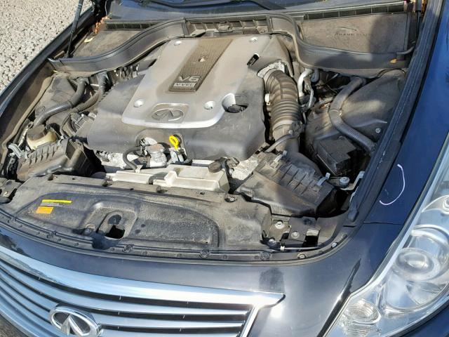 JN1CV6AR8BM405018 - 2011 INFINITI G37 BLACK photo 7