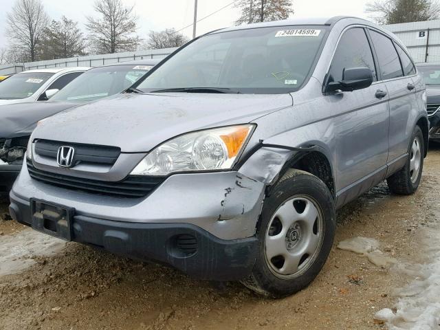 JHLRE38347C077149 - 2007 HONDA CR-V LX SILVER photo 2