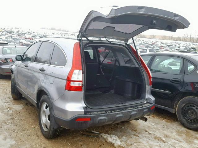 JHLRE38347C077149 - 2007 HONDA CR-V LX SILVER photo 3