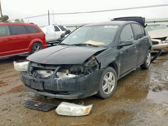 1G8AJ55FX6Z141622 - 2006 SATURN ION LEVEL BLACK photo 2