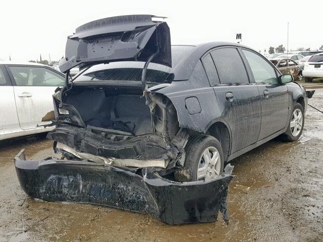 1G8AJ55FX6Z141622 - 2006 SATURN ION LEVEL BLACK photo 4