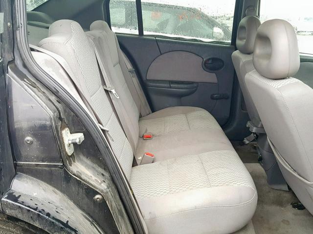 1G8AJ55FX6Z141622 - 2006 SATURN ION LEVEL BLACK photo 6