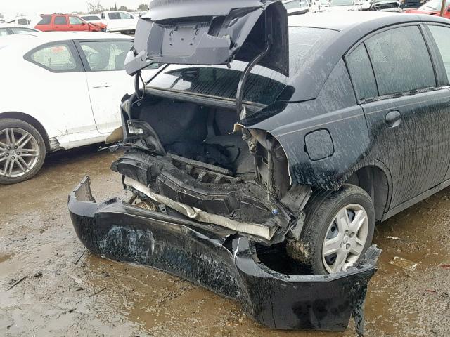 1G8AJ55FX6Z141622 - 2006 SATURN ION LEVEL BLACK photo 9