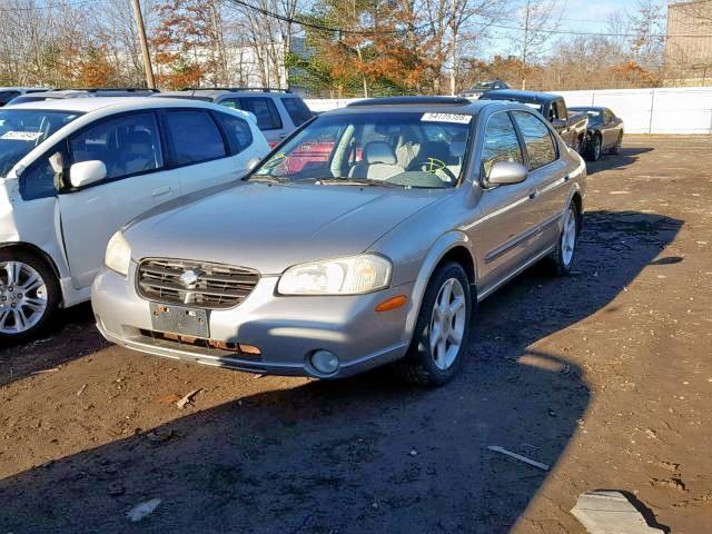 JN1CA31D2YT558989 - 2000 NISSAN MAXIMA GLE SILVER photo 2