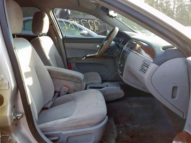 2G4WC532551246710 - 2005 BUICK LACROSSE C SILVER photo 5