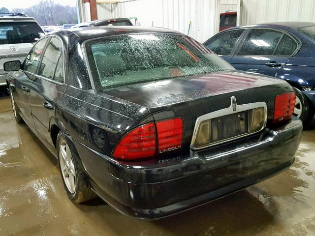 1LNHM87A7YY859549 - 2000 LINCOLN LS BLACK photo 3