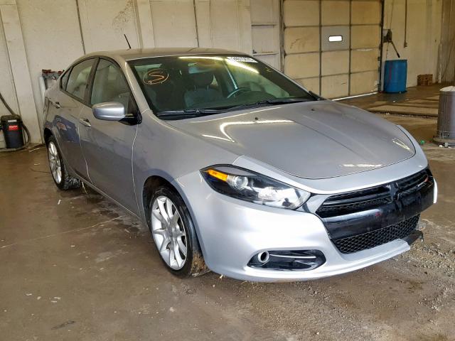 1C3CDFBB8FD402762 - 2015 DODGE DART SXT GRAY photo 1