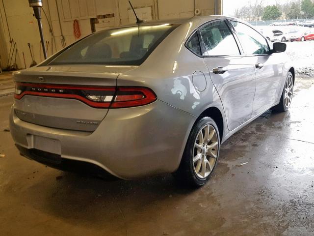 1C3CDFBB8FD402762 - 2015 DODGE DART SXT GRAY photo 4