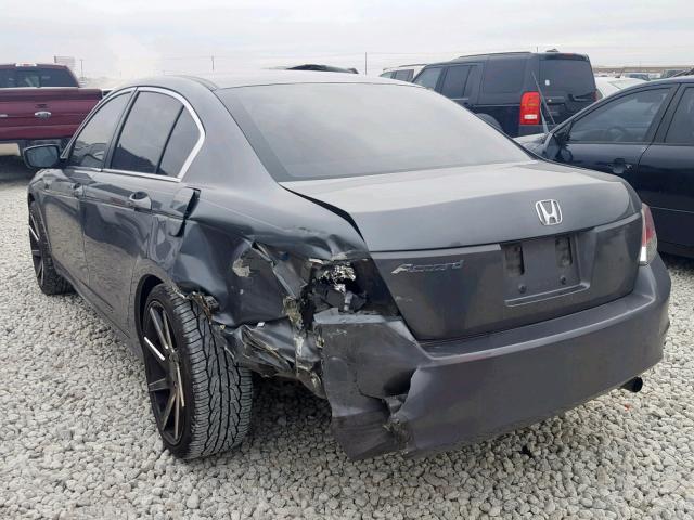 1HGCP2F34AA021940 - 2010 HONDA ACCORD LX GRAY photo 3