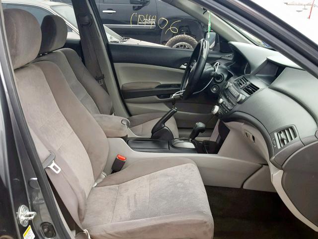 1HGCP2F34AA021940 - 2010 HONDA ACCORD LX GRAY photo 5