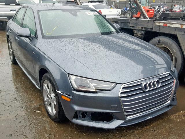 WAUKMAF42JN010530 - 2018 AUDI A4 ULTRA P GRAY photo 1