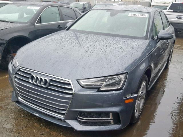 WAUKMAF42JN010530 - 2018 AUDI A4 ULTRA P GRAY photo 2