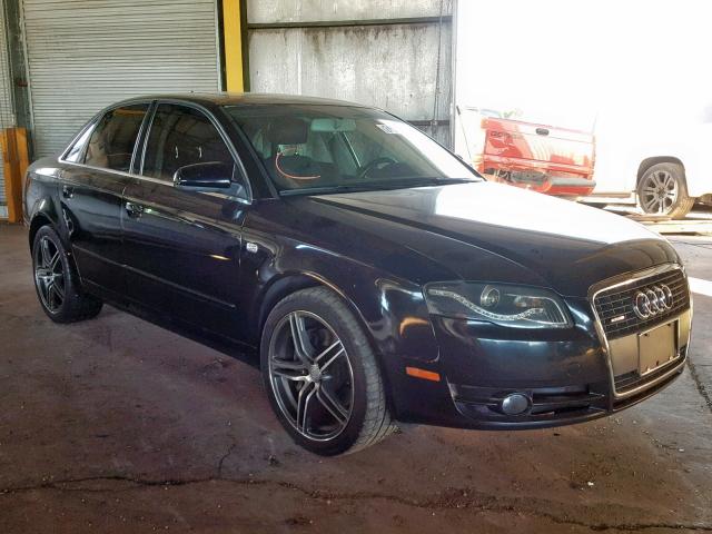 WAUDF78E77A231195 - 2007 AUDI A4 2.0T QU BLACK photo 1