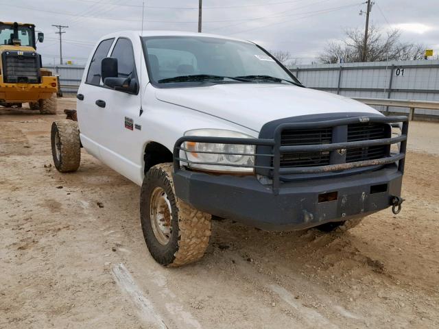 3D7KS28TX9G522839 - 2009 DODGE RAM 2500 WHITE photo 1