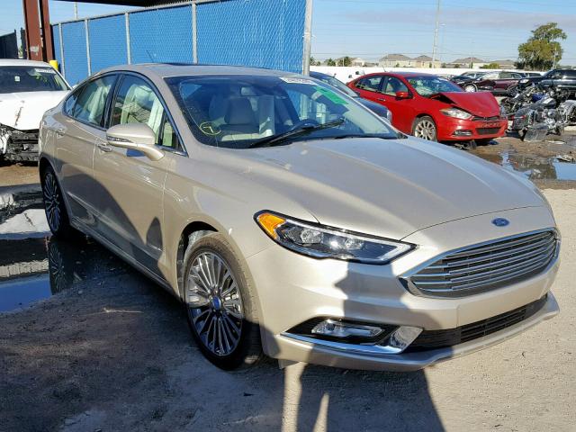 3FA6P0K95HR219393 - 2017 FORD FUSION TIT GOLD photo 1