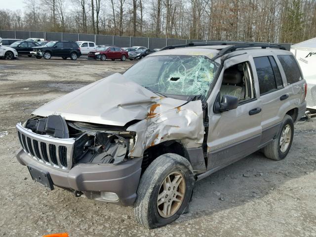 1J8GW48N13C514259 - 2003 JEEP GRAND CHER BEIGE photo 2